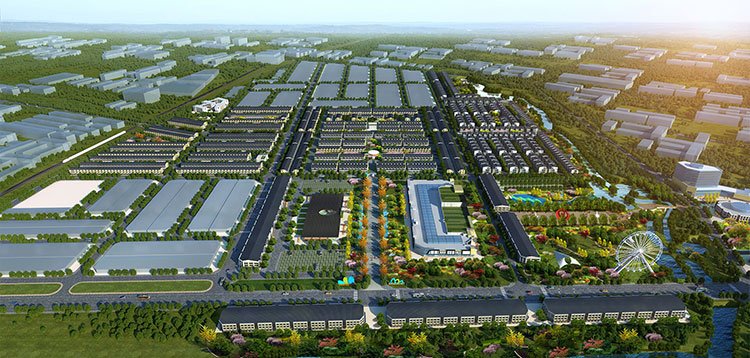 phối cảnh tổng thể dự án sun casa