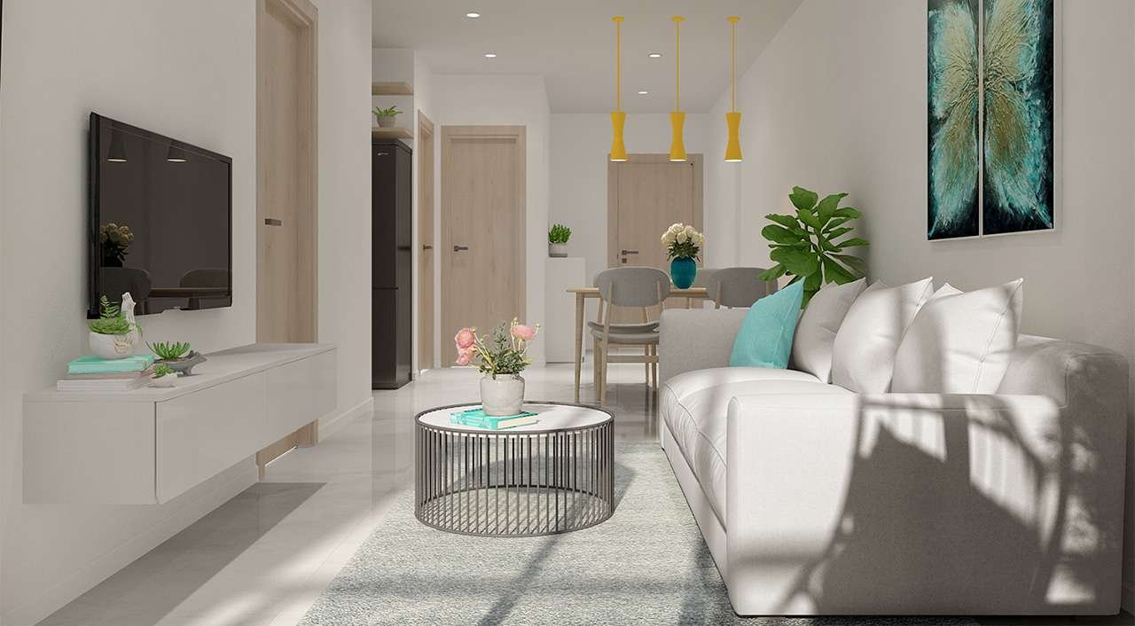 CĂN HỘ CHARM CITY DĨ AN - BÀN GIAO CĂN HỘ CHARM RUBY 66 Căn hộ 2 phòng ngủ Charm City