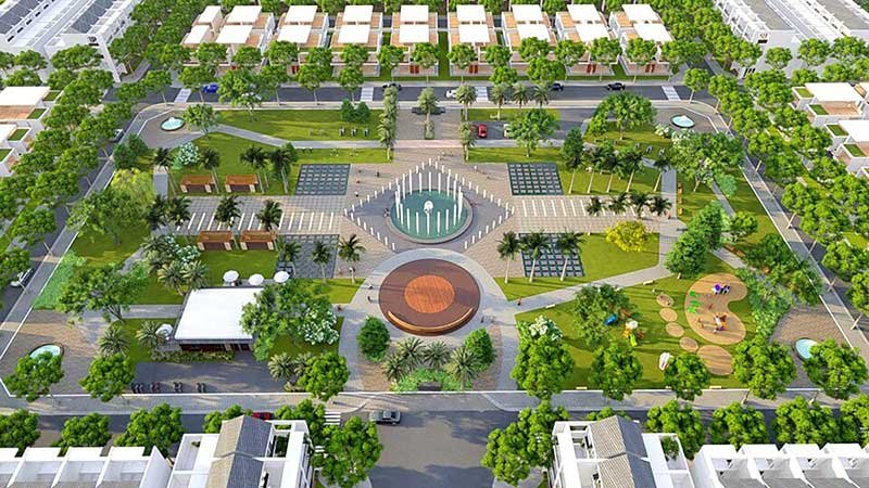 Dự Án Qi Island Ngô Chí Quốc Bình Dương 25 Công viên trung tâm dự án Qi Island