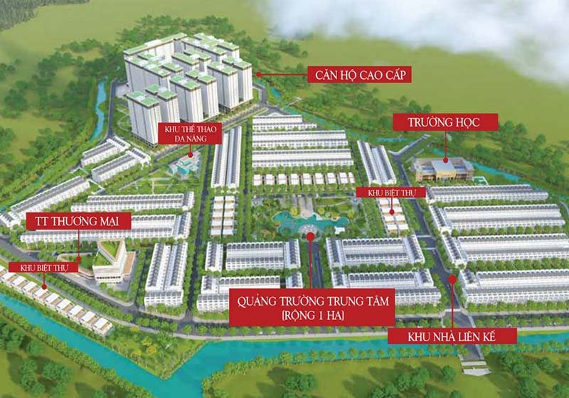 Dự Án Qi Island Ngô Chí Quốc Bình Dương 30 Phối cảnh từng phân khu Qi Island