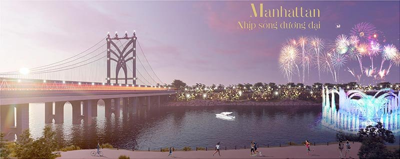 Royal Star Lake - Thành phố Đồng Xoài, Bình Phước 36 Phối cảnh khu Manhattan của Royal Star Lake