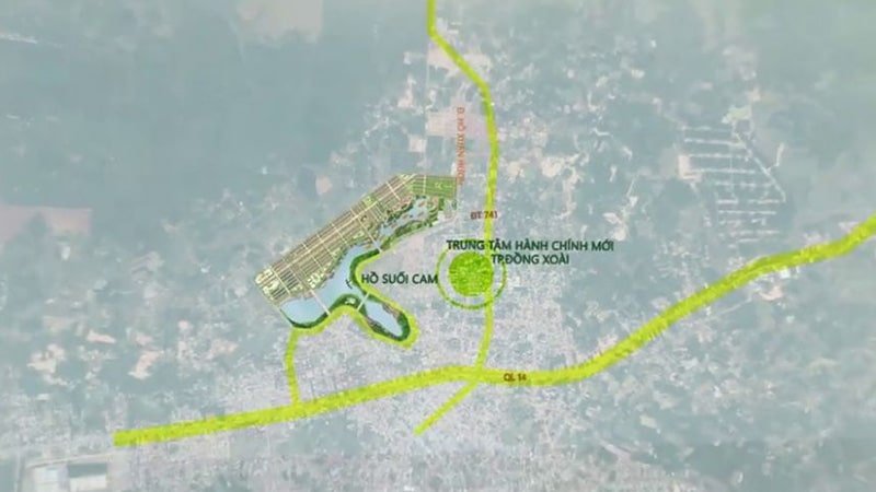Royal Star Lake - Thành phố Đồng Xoài, Bình Phước 23 Vị trí dự án Royal Star Lake