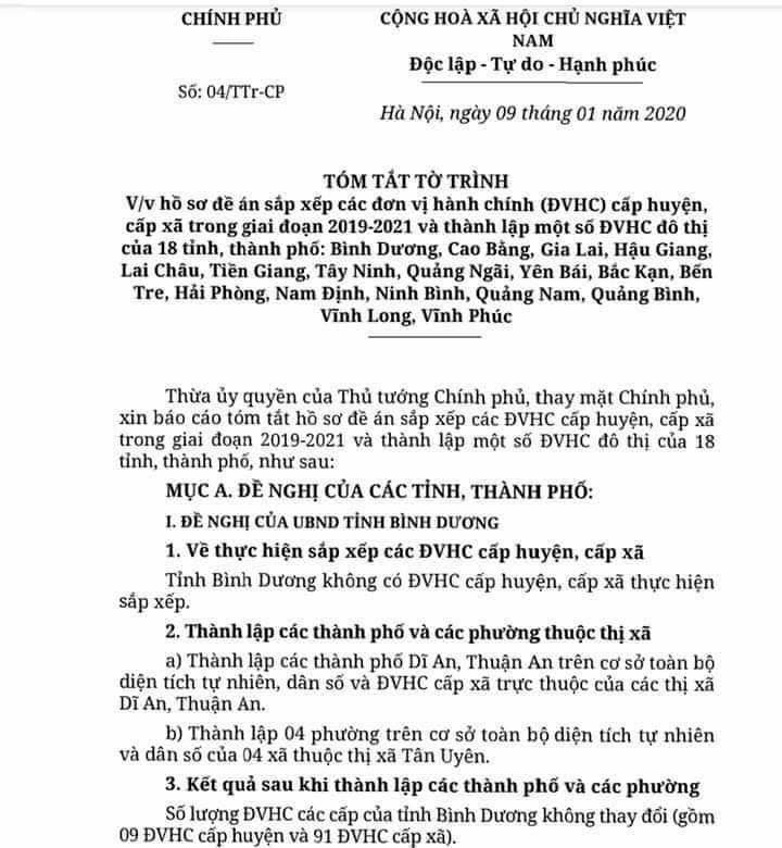 Quốc hội thông qua thành lập thành phố Dĩ An và Thuận An 3 Quốc hội thông qua thành lập thành phố Dĩ An và Thuận An