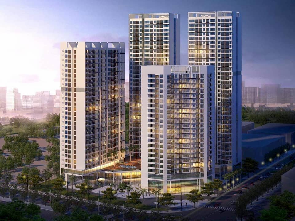 Phối cảnh căn hộ Green Square Dĩ An City - TBS Land