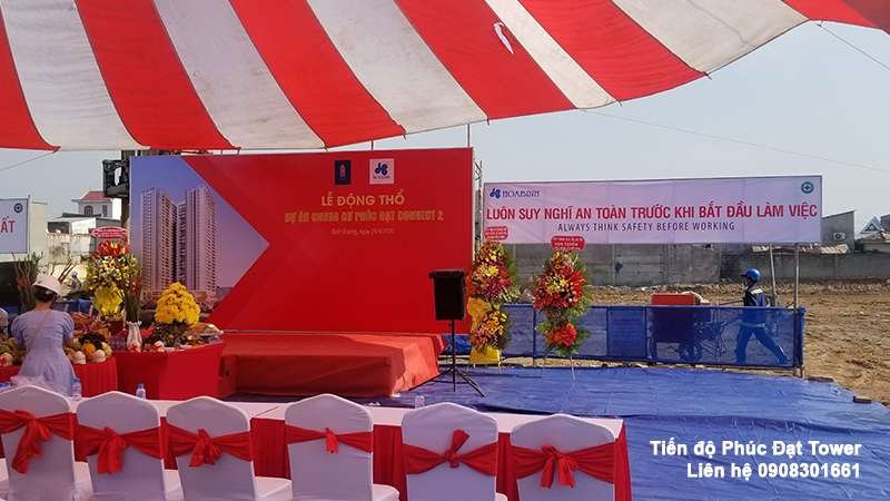 Lễ động thổ căn hộ chung cư phúc đạt connect 2 dĩ an