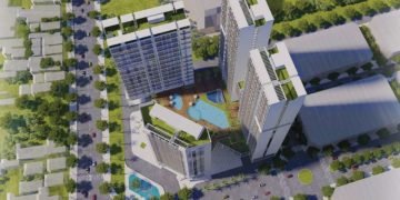 Phối cảnh dự án căn hộ Green Tower Dĩ An