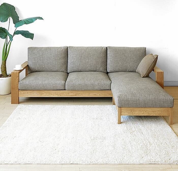 Những mẫu sofa gỗ chữ L đẹp cho phòng khách hiện đại 13 Mẫu sofa gỗ chữ L đẹp - pic 5