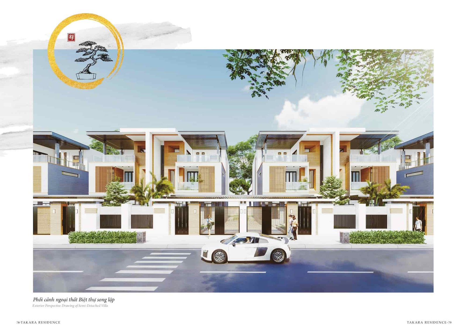 Takara Residence mở bán phân khu Biệt Thự, tặng gói nội thất 500 triệu 16 Phối cảnh biệt thự song lập Takara Residence Bình Dương