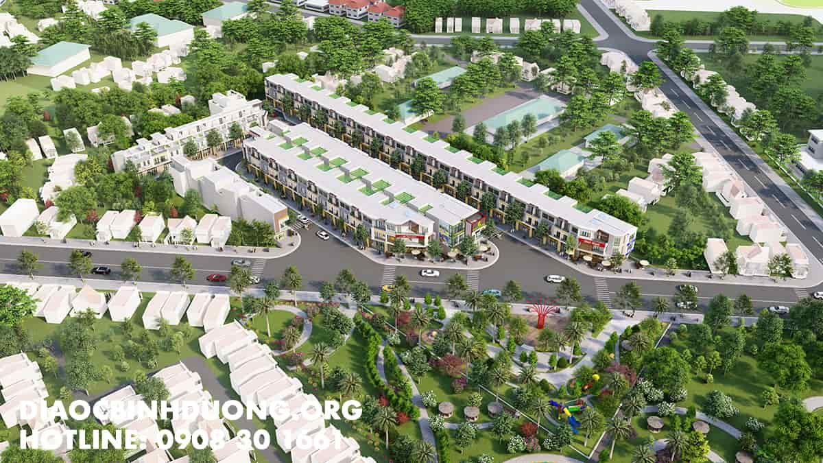 Mở rộng đường Bình Chuẩn 69, Thuận An, Bình Dương 4 Phối cảnh tổng thể dự án lavela Garden Bình Dương