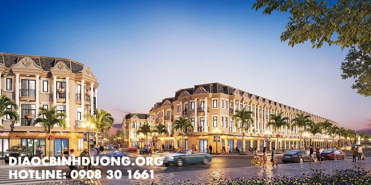 ROYAL TOWN DĨ AN - KHU NHÀ Ở HOÀNG HÙNG 5 25 Phối cảnh nhà phố Hoàng Hùng 5 Dĩ An Bình Dương