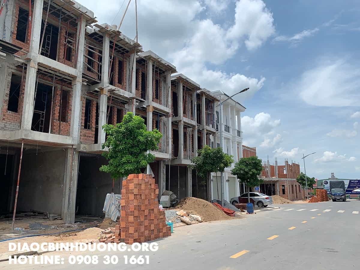 Cập nhật tiến độ nhà phố Hoàng Nam 5 đường Liên Huyện, Dĩ An 16 Tiến độ dự án Hoàng Nam 5 Dĩ An ngày 14/05/2021 - ảnh 1