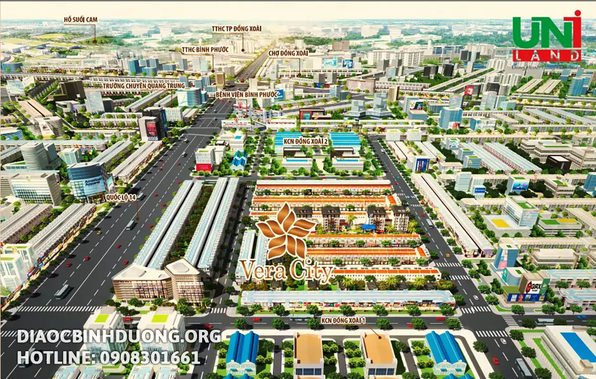 ĐẤT NỀN VERA CITY ĐỒNG XOÀI BÌNH PHƯỚC 13 Tổng quan dự án Vera City Đồng Xoài