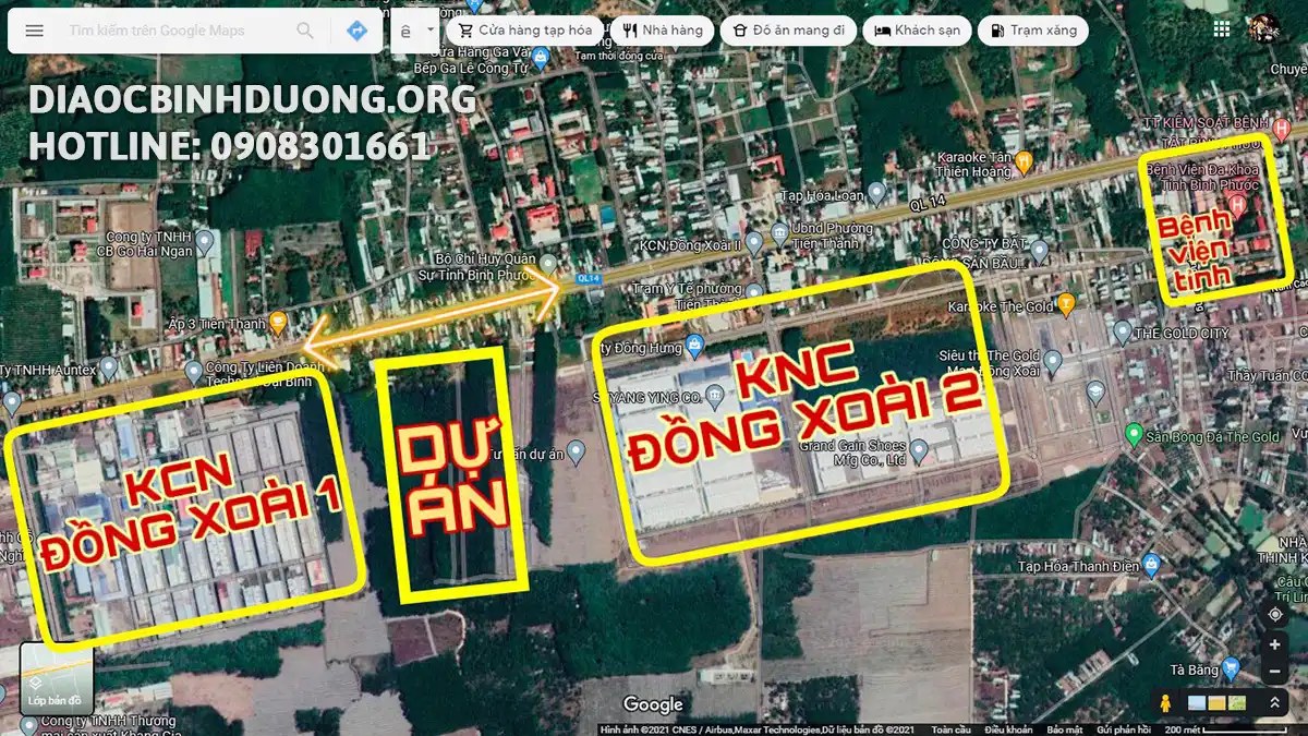 ĐẤT NỀN VERA CITY ĐỒNG XOÀI BÌNH PHƯỚC 16 Vị trí dự án đất nền vera city đồng xoài bình phước